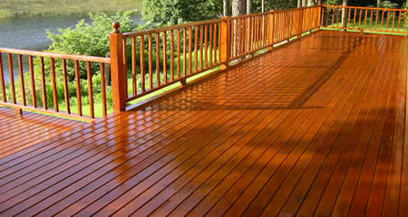 deck de madeira